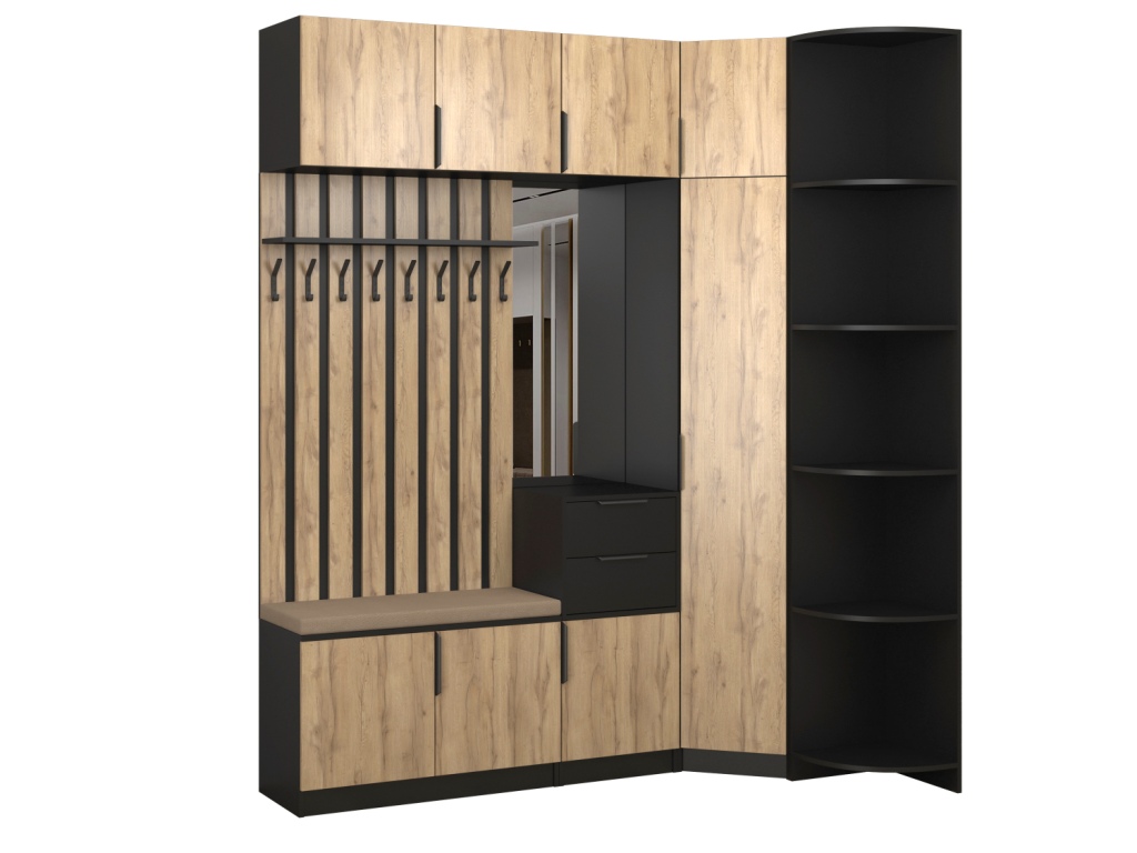 Прихожая Трим 13 (черный-дуб вотан).jpg