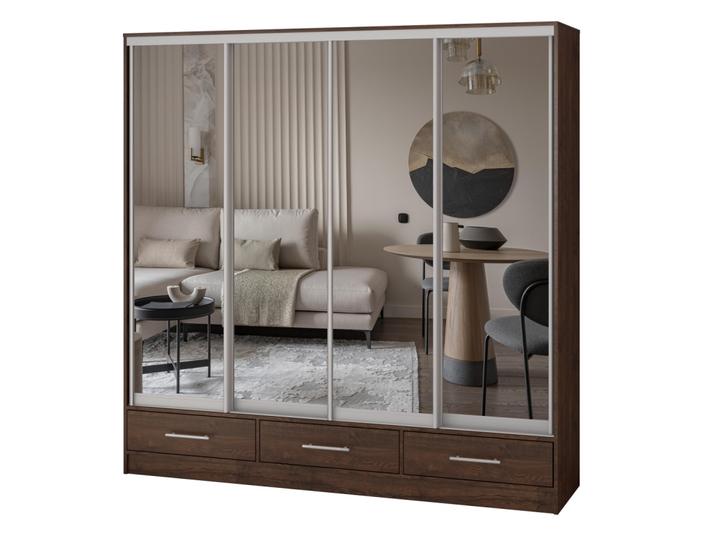 Весаль 4хств 2000х2000х400 ящ зеркало4 (дуб апрель темный).jpg