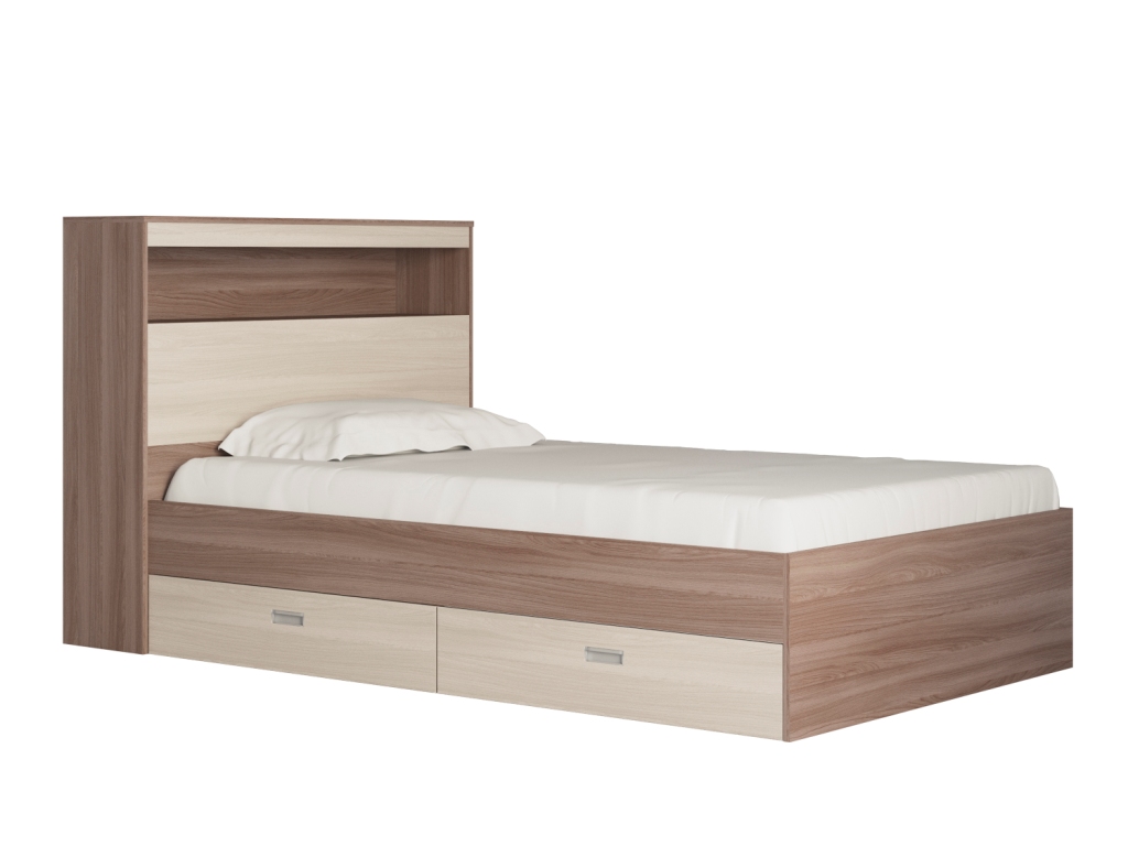 Кровать Бриз 9 1200 (шимо темный - шимо светлый).jpg