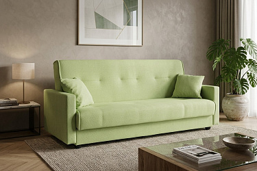 Диван книжка "Милан" зеленый