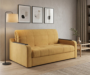 Диван аккордеон на металлокаркасе "Наполи" макс еллоу 27