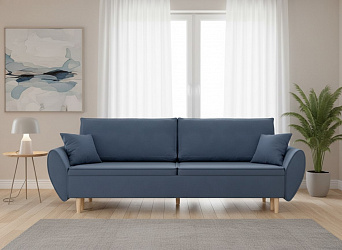 Диван на пантографе "Кертис" мазерати дарк блю 23