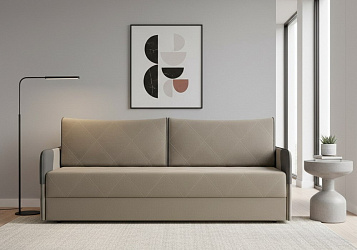 Диван еврокнижка "Марсель" велюр зара лайт 04/грей18