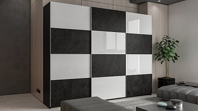 Шкаф купе 3-х дверный "One Pulse-30"