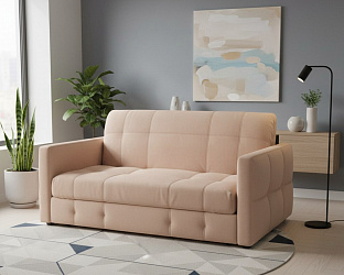 Диван аккордеон на металлокаркасе "Соренто" макс беж 07