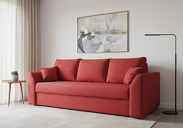 Диван еврокнижка "Белфест красный"