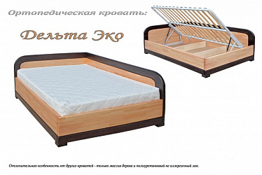 Кровать "Дельта-Эко" с подъемным механизмом 