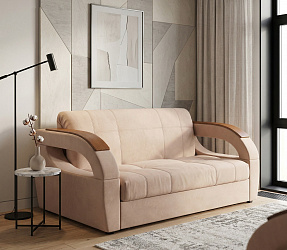 Диван аккордеон на металлокаркасе "Монреаль" макс беж 07
