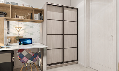 Шкаф купе 2-х дверный "Манхэттен-6"