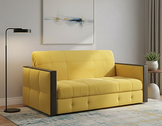 Диван аккордеон на металлокаркасе "Соренто-3" мазерати еллоу 13