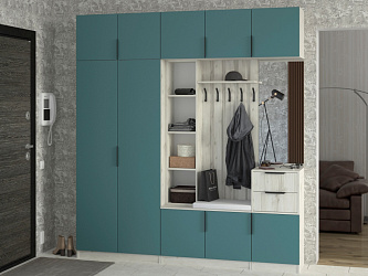 Модульная прихожая "Трим-9" МДФ