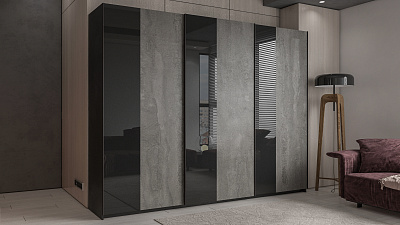 Шкаф купе 3-х дверный "One Pulse-9"