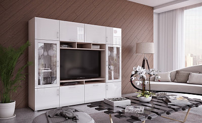 Модульная стенка для гостиной "Локер-29"