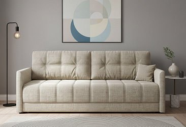 Диван еврокнижка "Босс Лофт" рогожка дрим беж