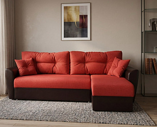 Угловой диван "Амстердам красный"