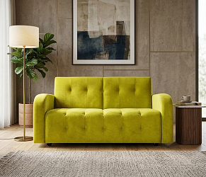 Диван нераскладной "Оксфорд Люкс" желтый