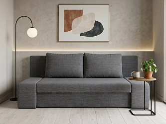 Диван еврокнижка "Сан Ремо" рогожка дрим грей