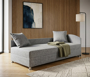 Тахта "Ф-диван" рогожка серая