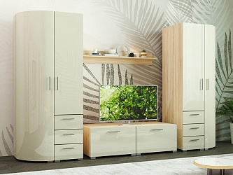 Модульная стенка для гостиной "Радиолла-13"