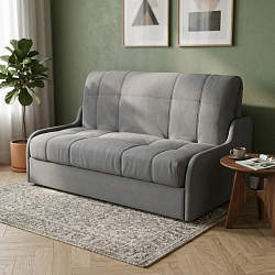 Диван аккордеон на металлокаркасе "Токио Аккорд" мазерати грей 18