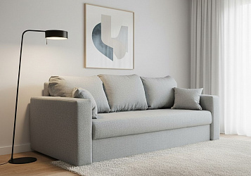 Диван еврокнижка "Ливерпуль серый"