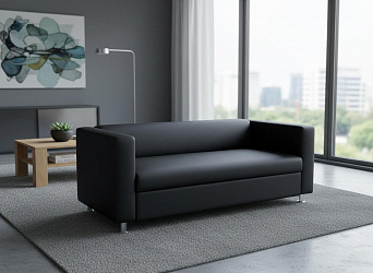 Диван "Клиппан нераскладной черный"