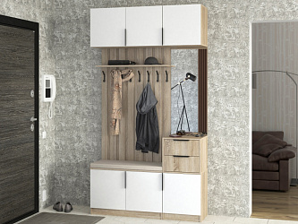 Модульная прихожая "Трим-3" МДФ