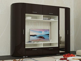 Модульная стенка для гостиной "Радиолла-4"