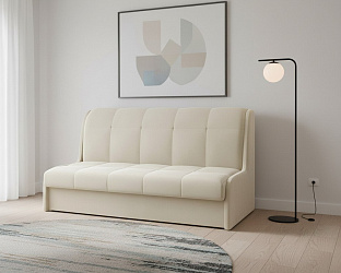 Диван аккордеон "Токио" велюр зара крем 02