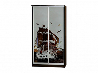 Шкаф-купе 2-х дверный "Лагуна-22"