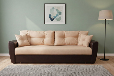 Диван еврокнижка "Амстердам бежевый"