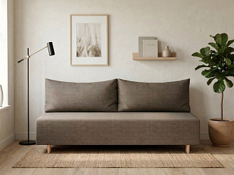 Диван еврокнижка "Смайл без локтей" рогожка дрим люкс 5