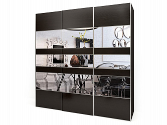 Шкаф купе 3-х дверный "Рондо 3-47" с зеркалами